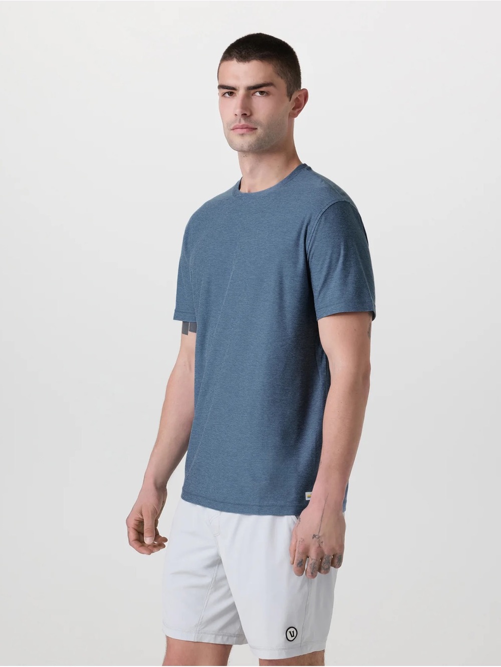 Vuori 3-Pack Mens Strato Tech Short Sleeve Crew Neck Tee Size Large Grey, Blue, - Picture 7 of 16